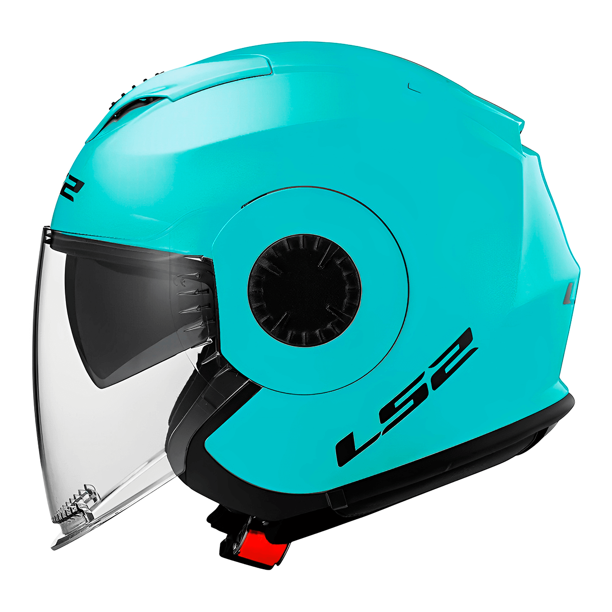 Capacete Original LS2 OF570 Verso Azul Ciano