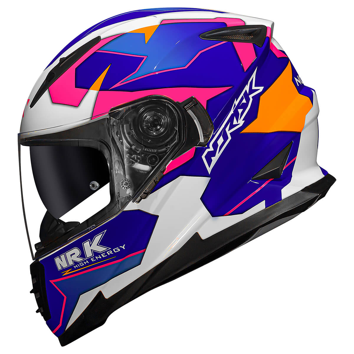 Capacete Original Norisk FF302 Soul District Azul Branco