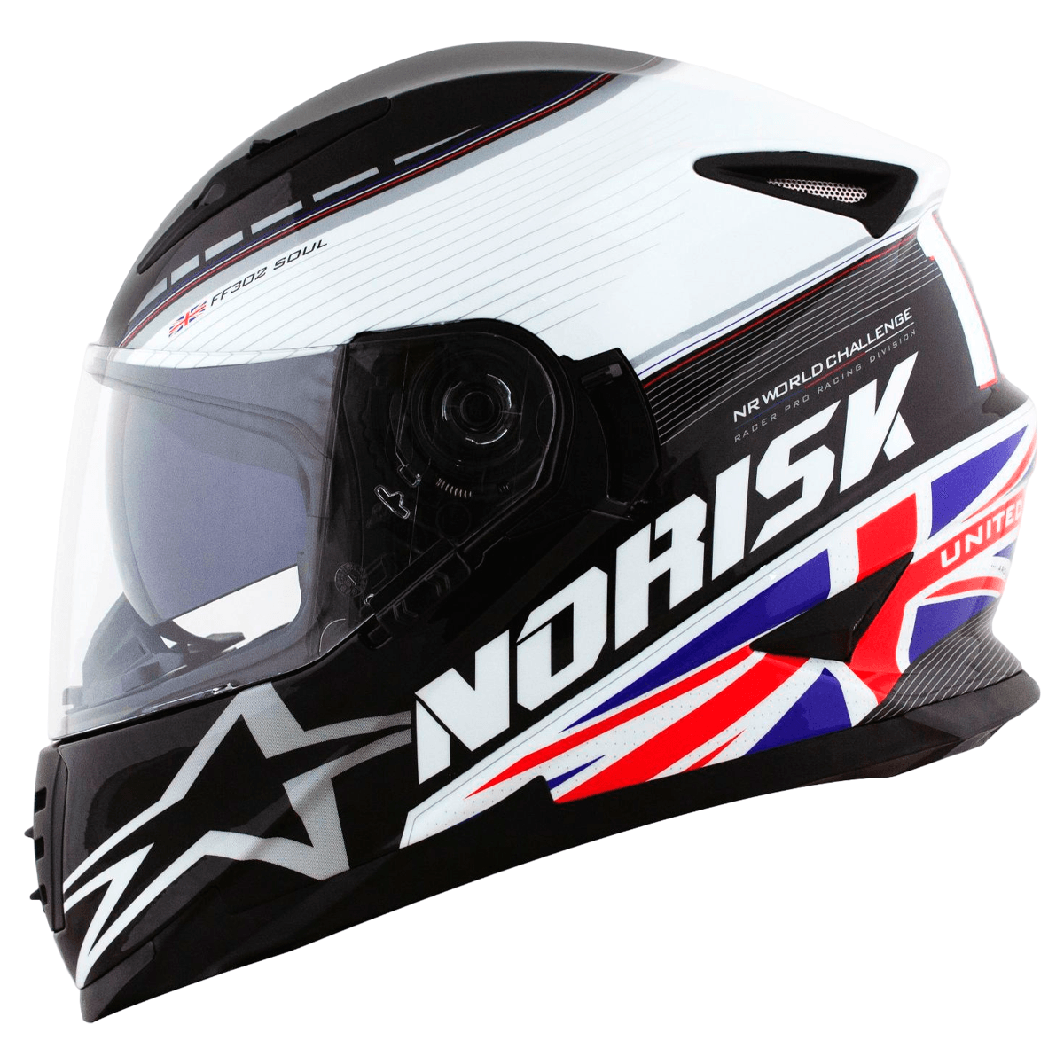 Capacete Original Norisk FF302 Soul Grand Prix UK