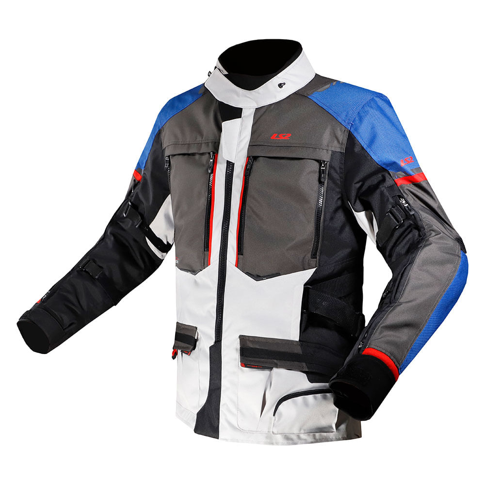 Jaqueta LS2 Norway Cinza/Azul
