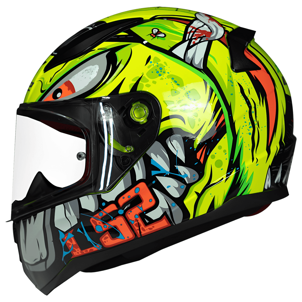 Capacete Original LS2 FF353 Rapid Badass Amarelo