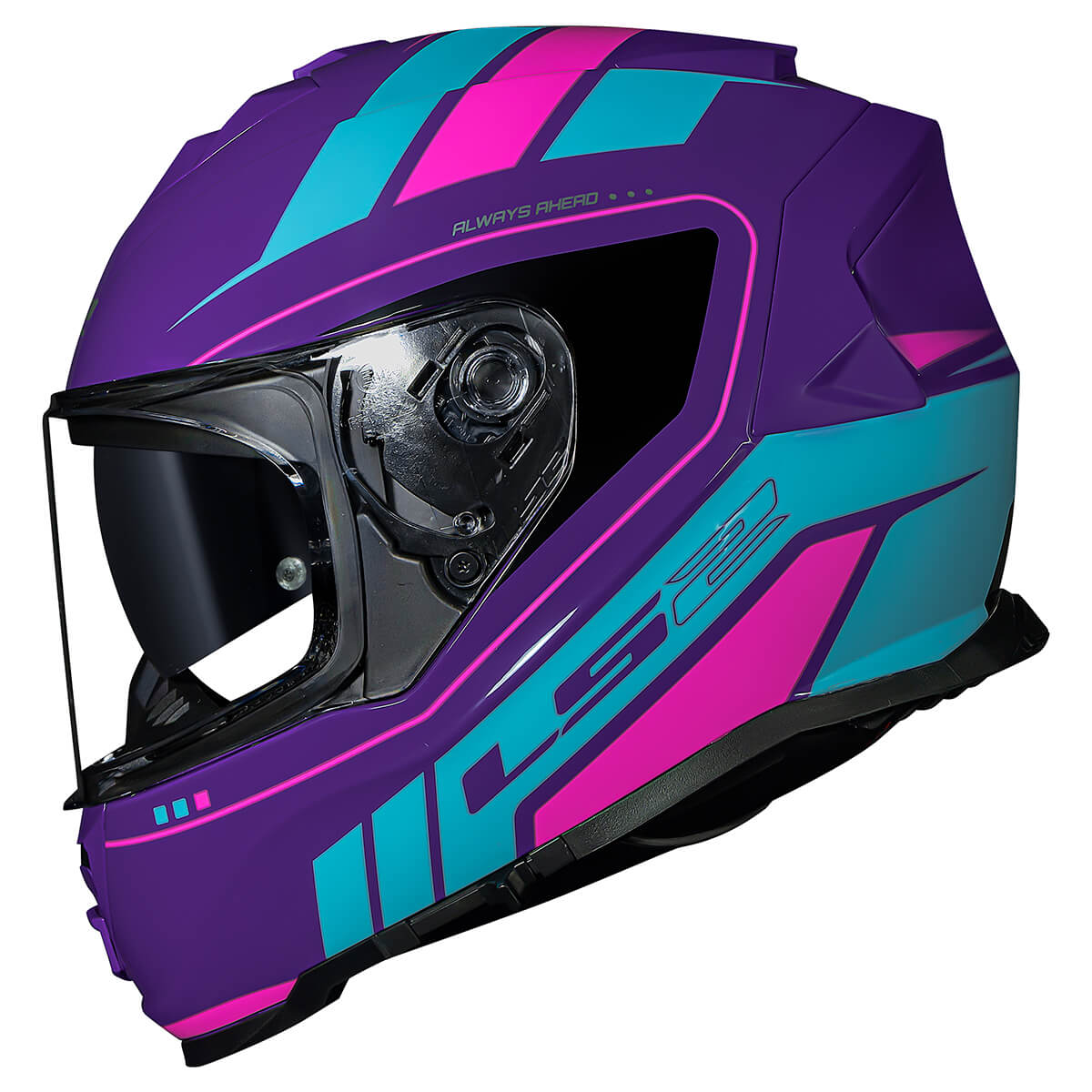 Capacete Original LS2 FF800 Storm Fist Roxo Azul