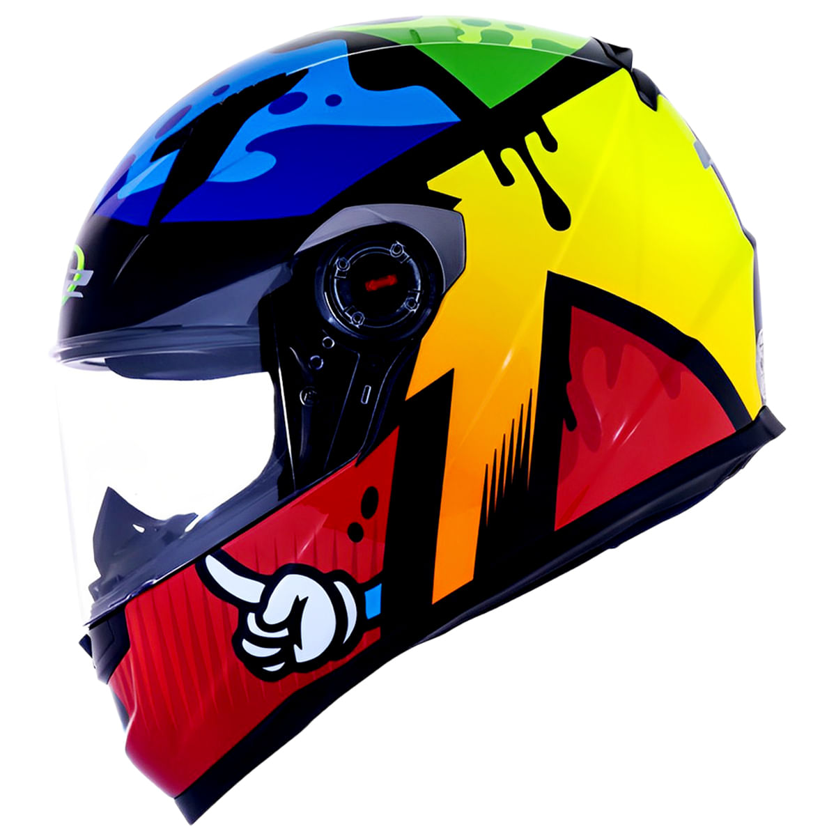Capacete Original LS2 FF358 Masterpiece Hv Amarelo