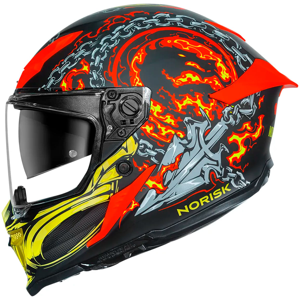 Capacete Original Norisk Rock Mortal Kombat
