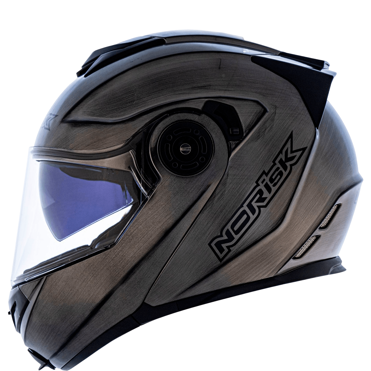 Capacete Original Norisk FF345 Route Iron Chrome