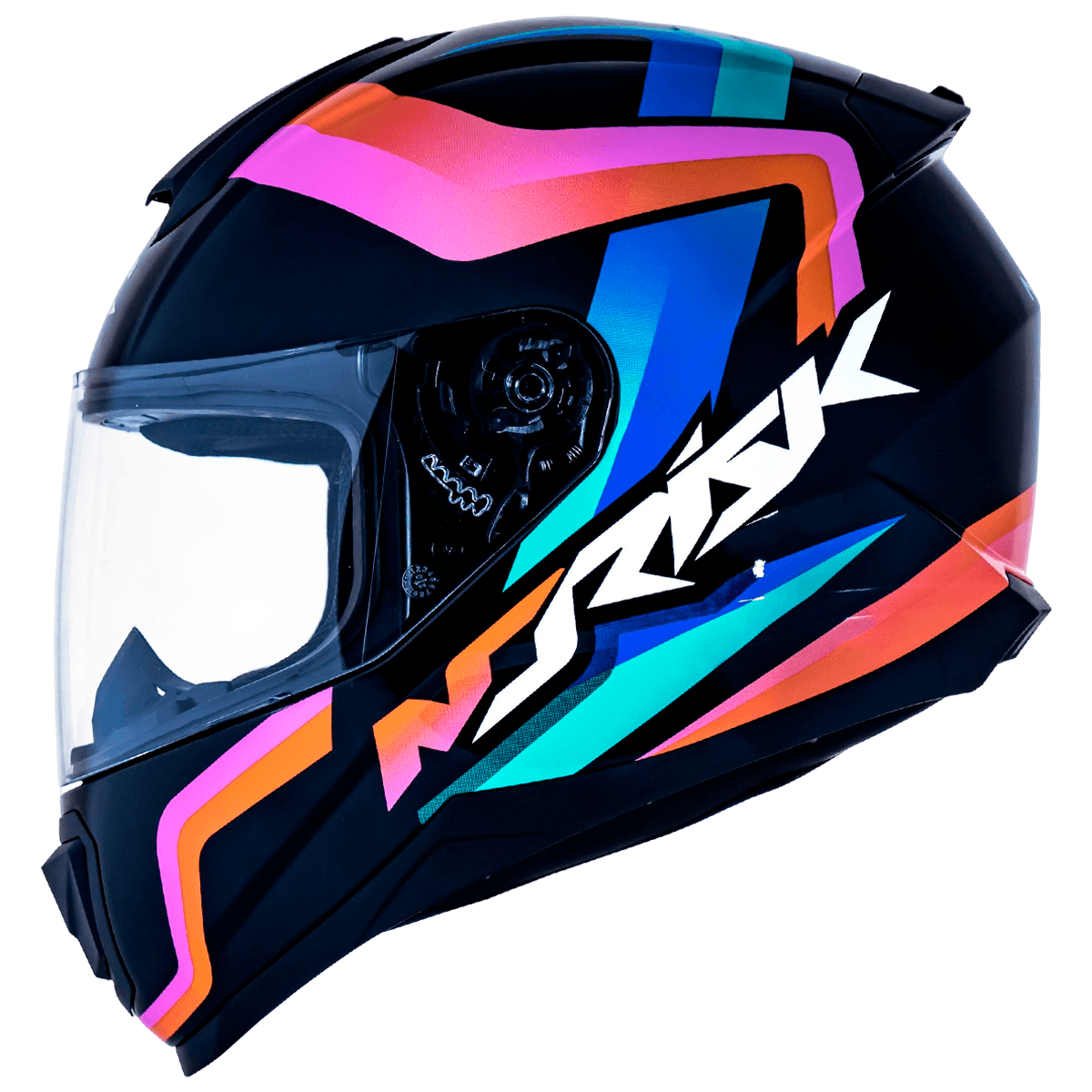 Capacete Original Norisk Razor Void Preto Laranja Azul