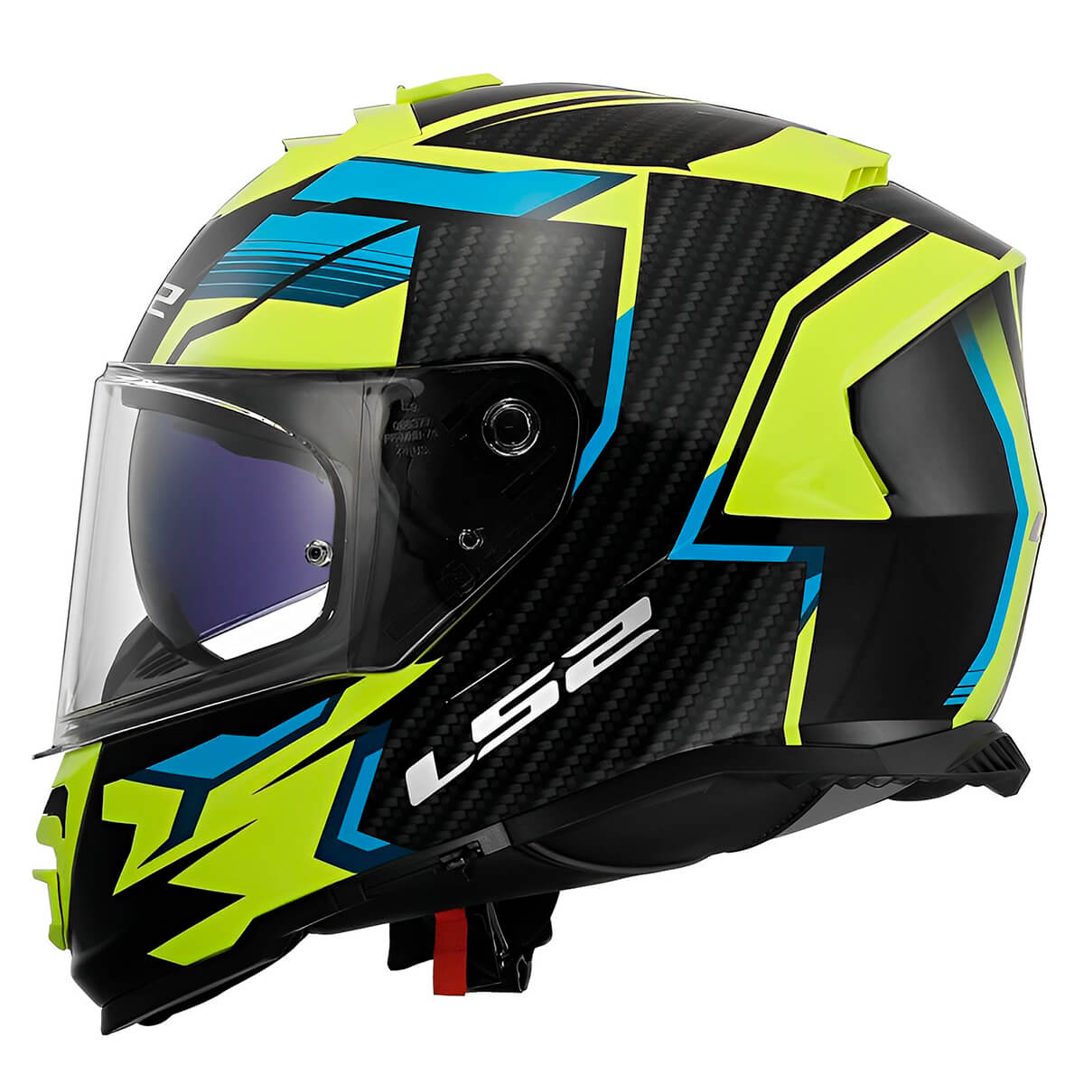 Capacete Original LS2 FF800 Storm Tracker Preto Amarelo