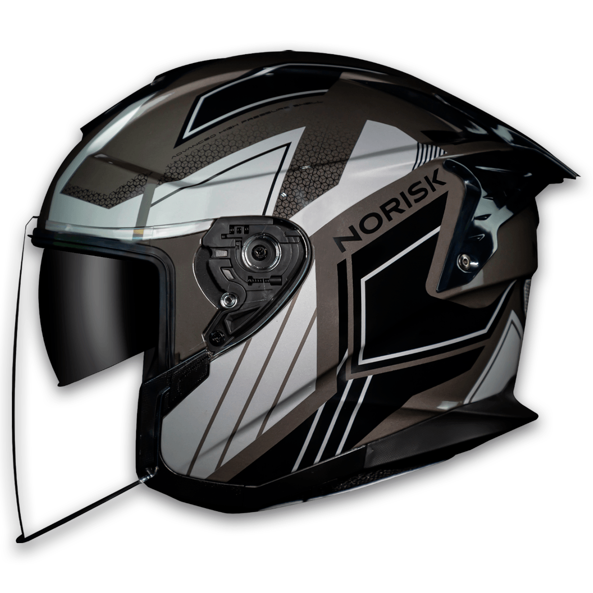 Capacete Original Norisk Downtown Provenza Preto Titanium