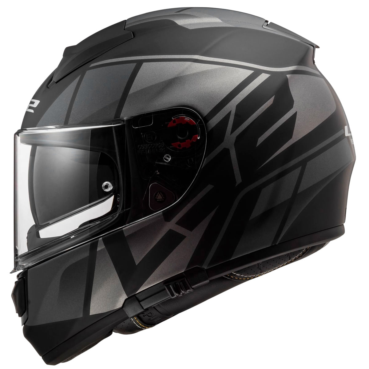 Capacete Original LS2 FF397 Vector FT2 Kripton Fosco Titanium