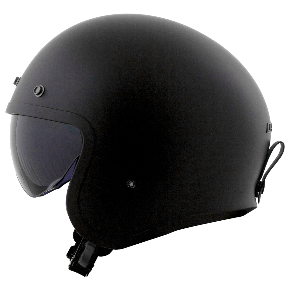 Capacete Original LS2 OF599 Spitfire Preto Fosco