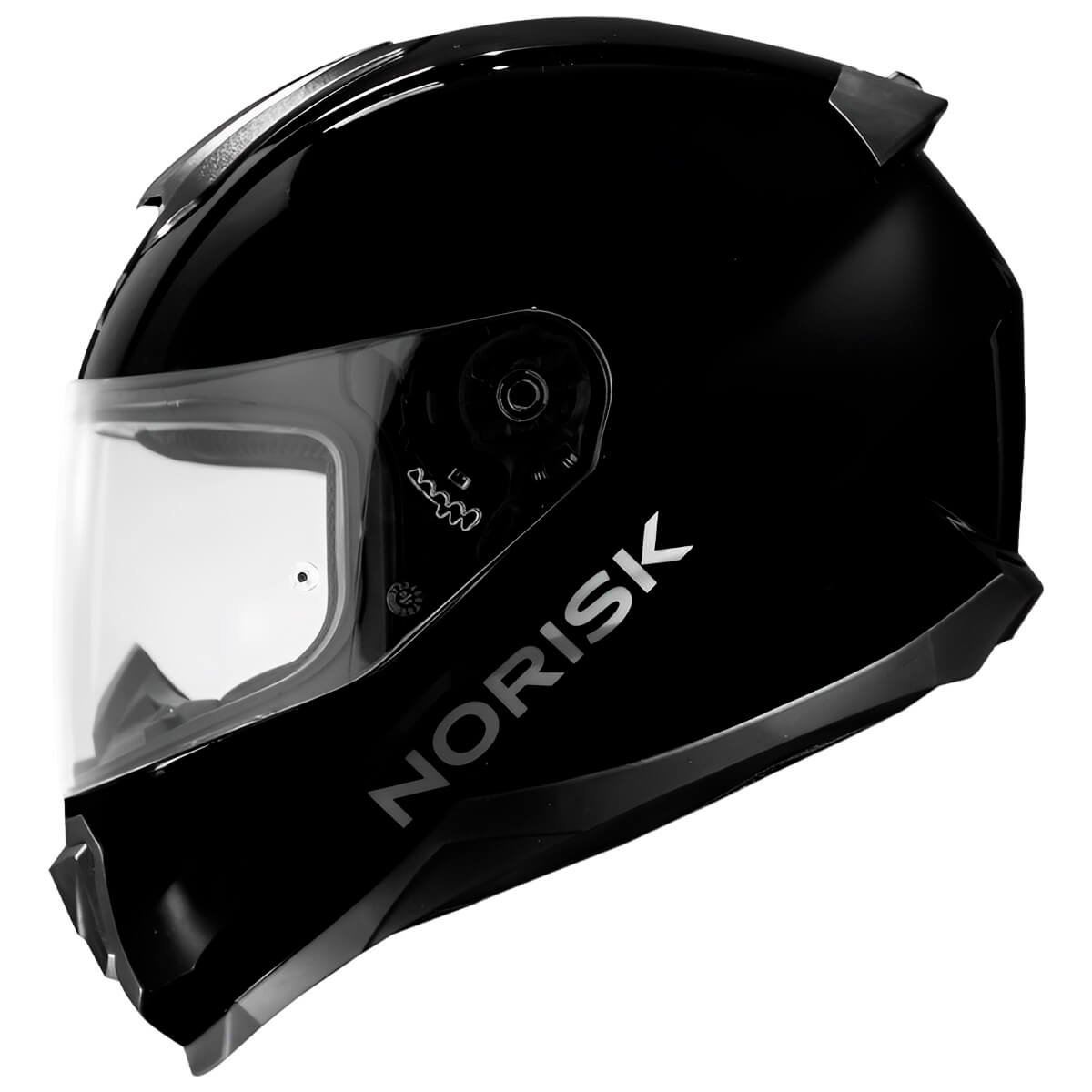 Capacete Original Norisk Razor Preto Brilhante