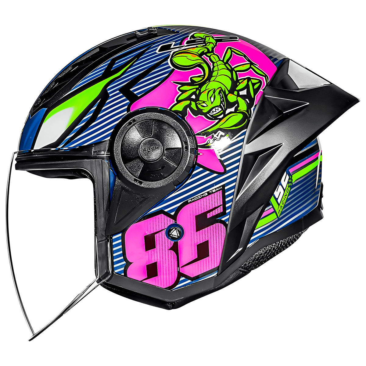 Capacete Original LS2 OF616 S Airflow 2 Sting Dark