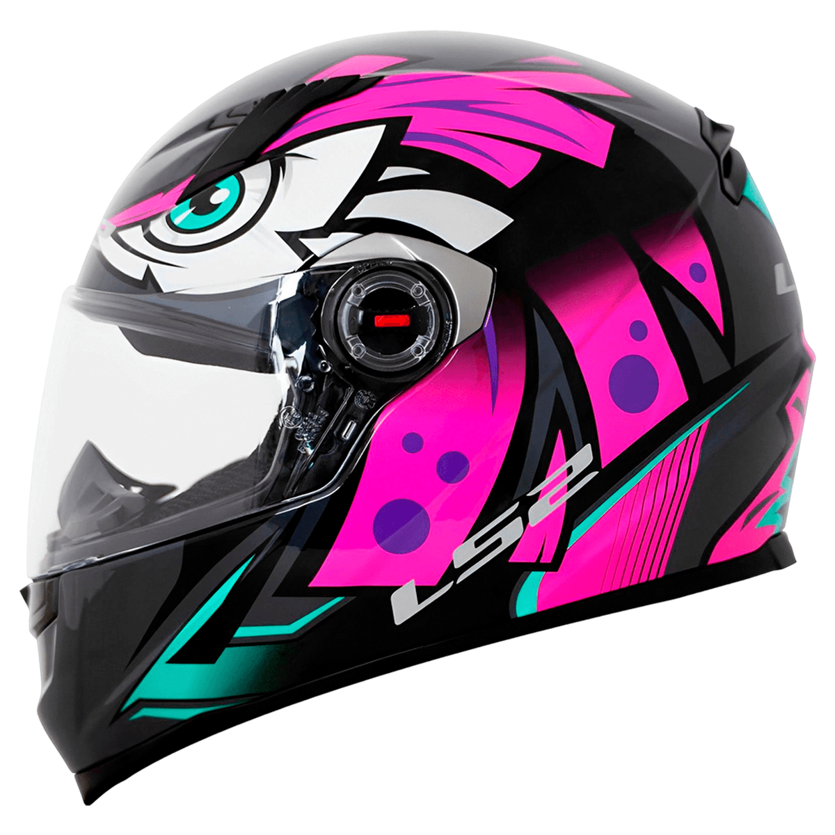 Capacete Original LS2 FF358 Tribal Rosa