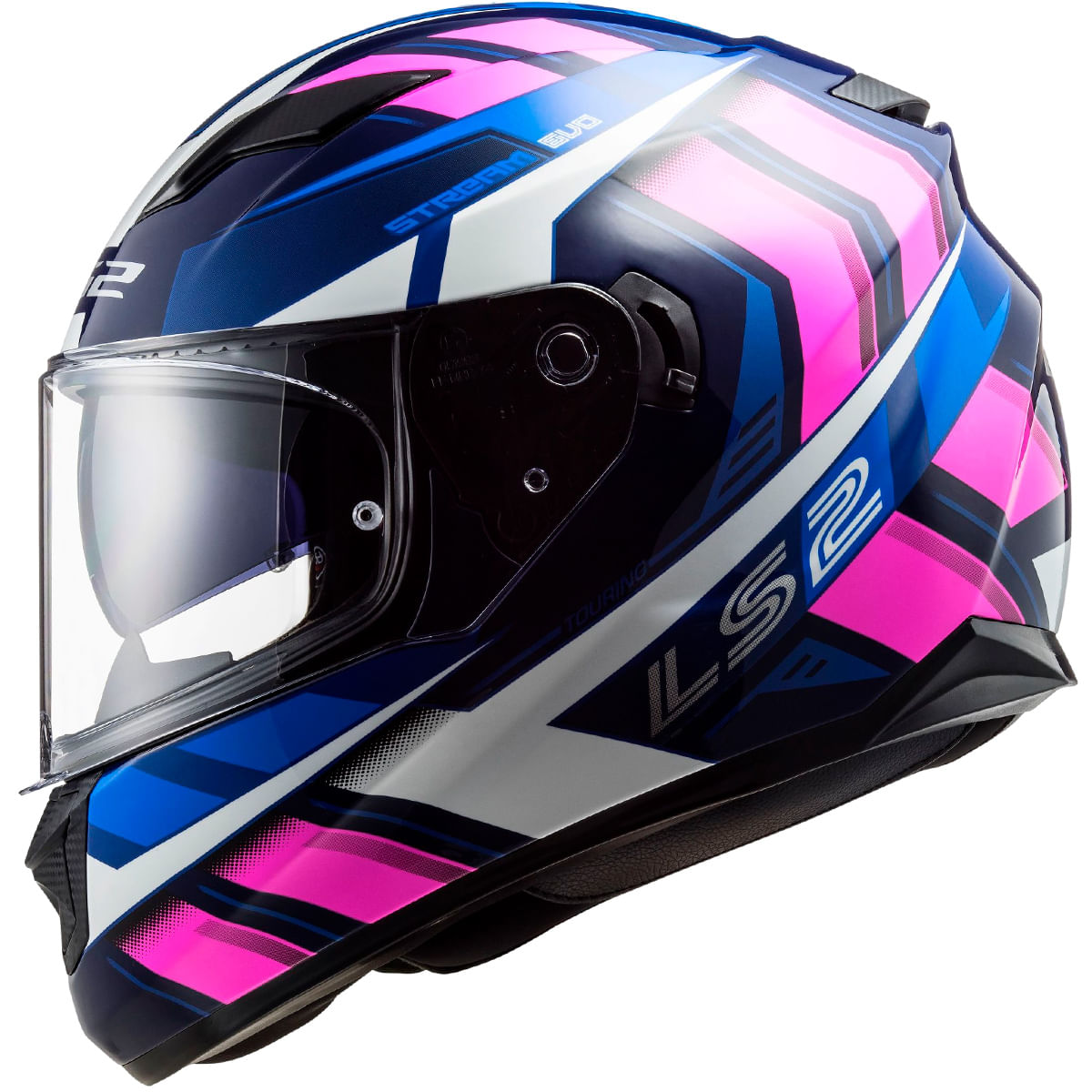 Capacete Original LS2 FF320 Stream Loop Rosa