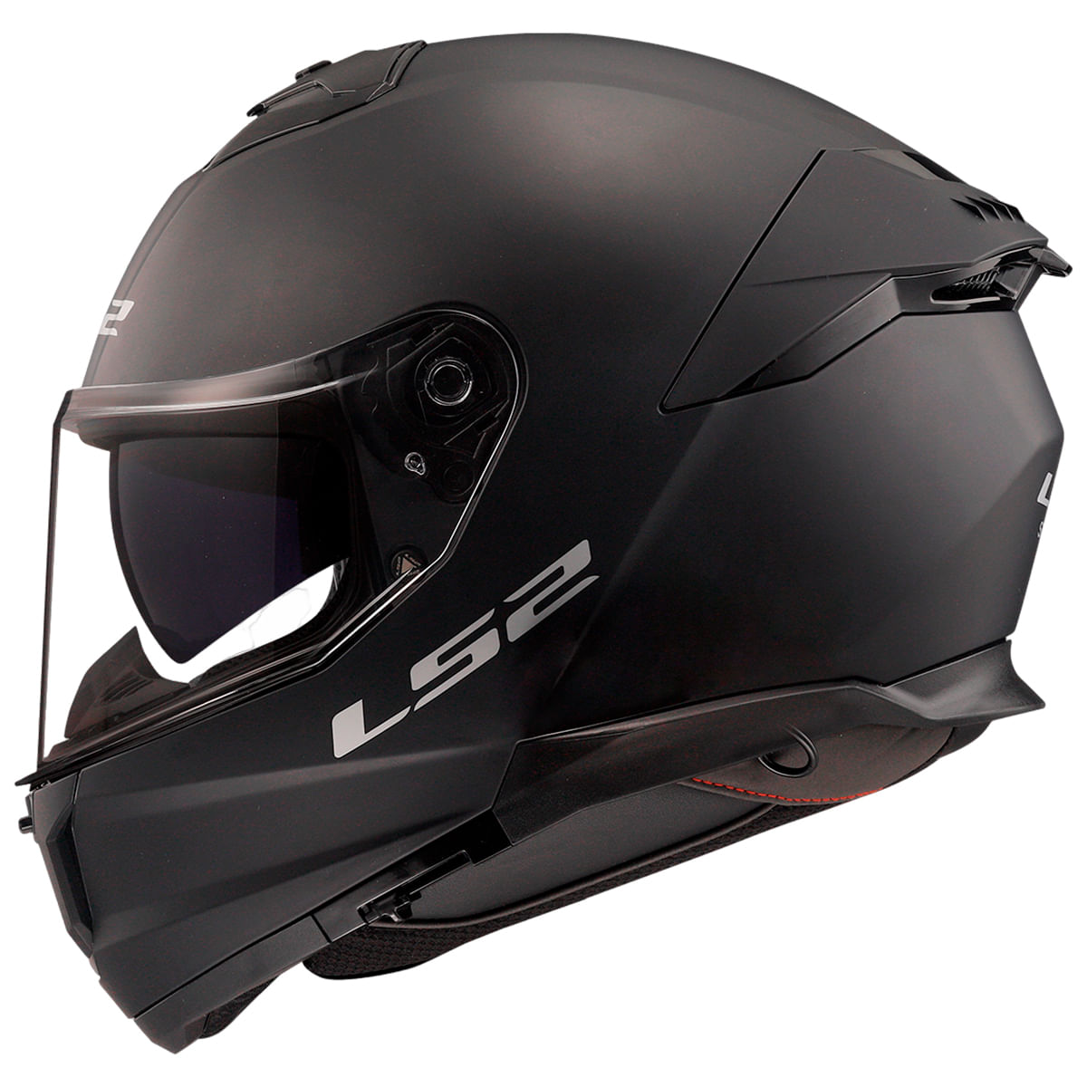 Capacete Original LS2 FF808 Stream 2 Preto Fosco