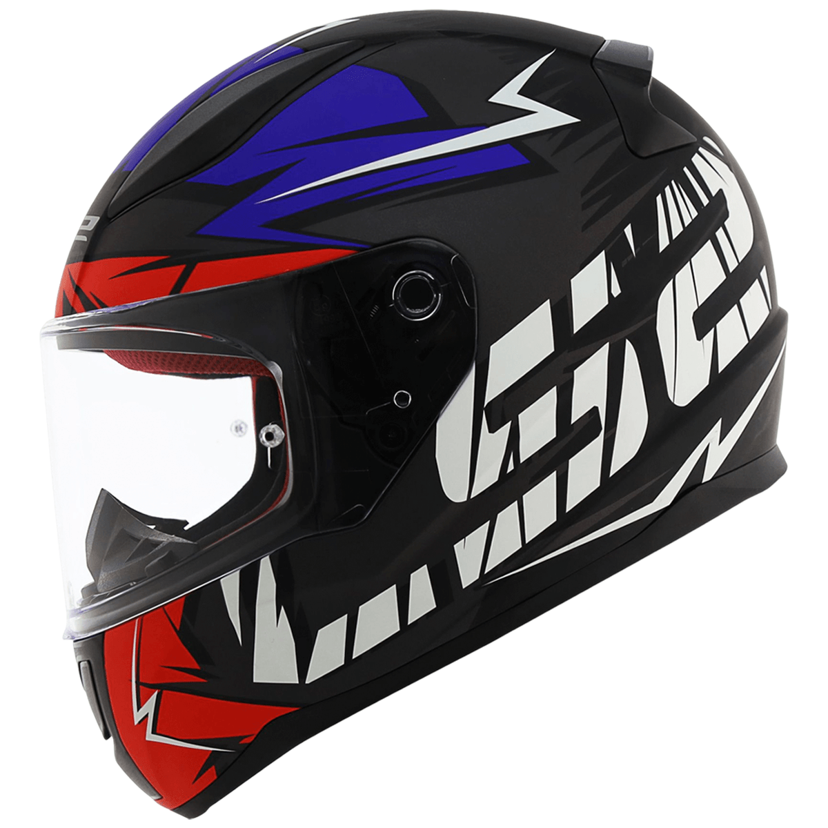 Capacete Original LS2 FF353 Rapid Cromo Fosco Azul