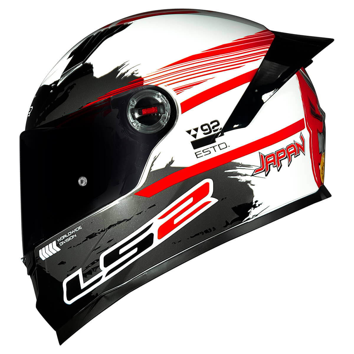 Capacete Original LS2 FF358 S Japan Vermelho