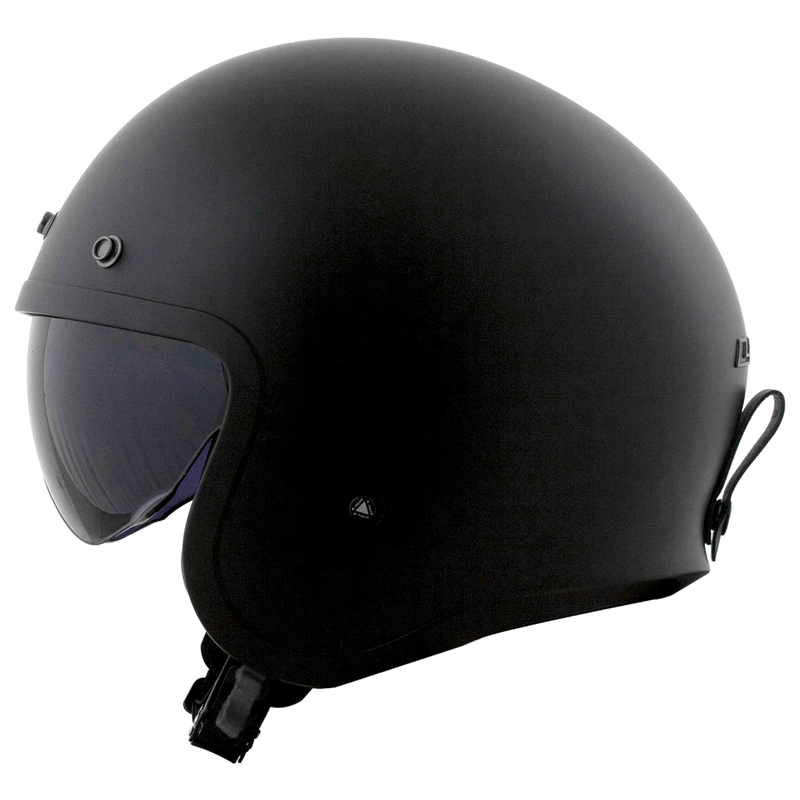 Capacete Original LS2 OF599 Spitfire Preto Fosco