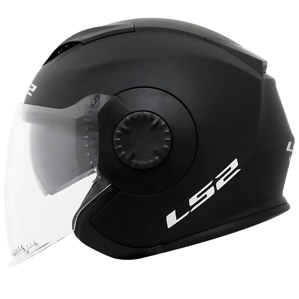 Capacete Original LS2 OF570 Verso Preto Fosco