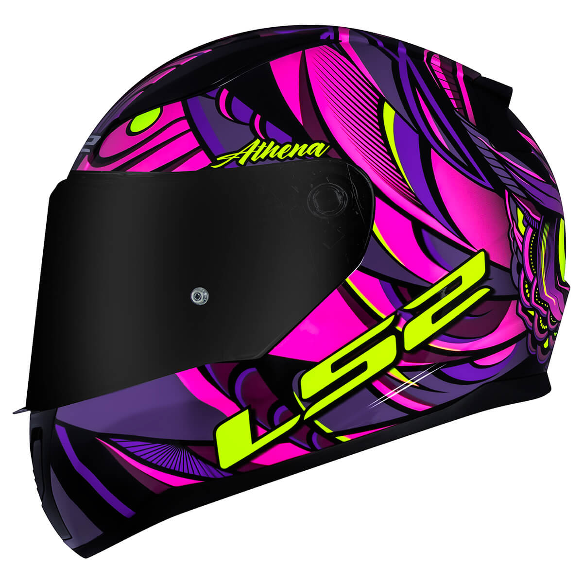 Capacete Original LS2 FF353 Rapid Athena Roxo